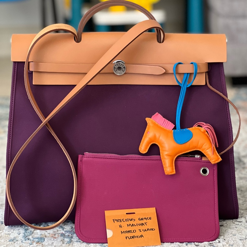 Hermes Herbag 39 charm not included